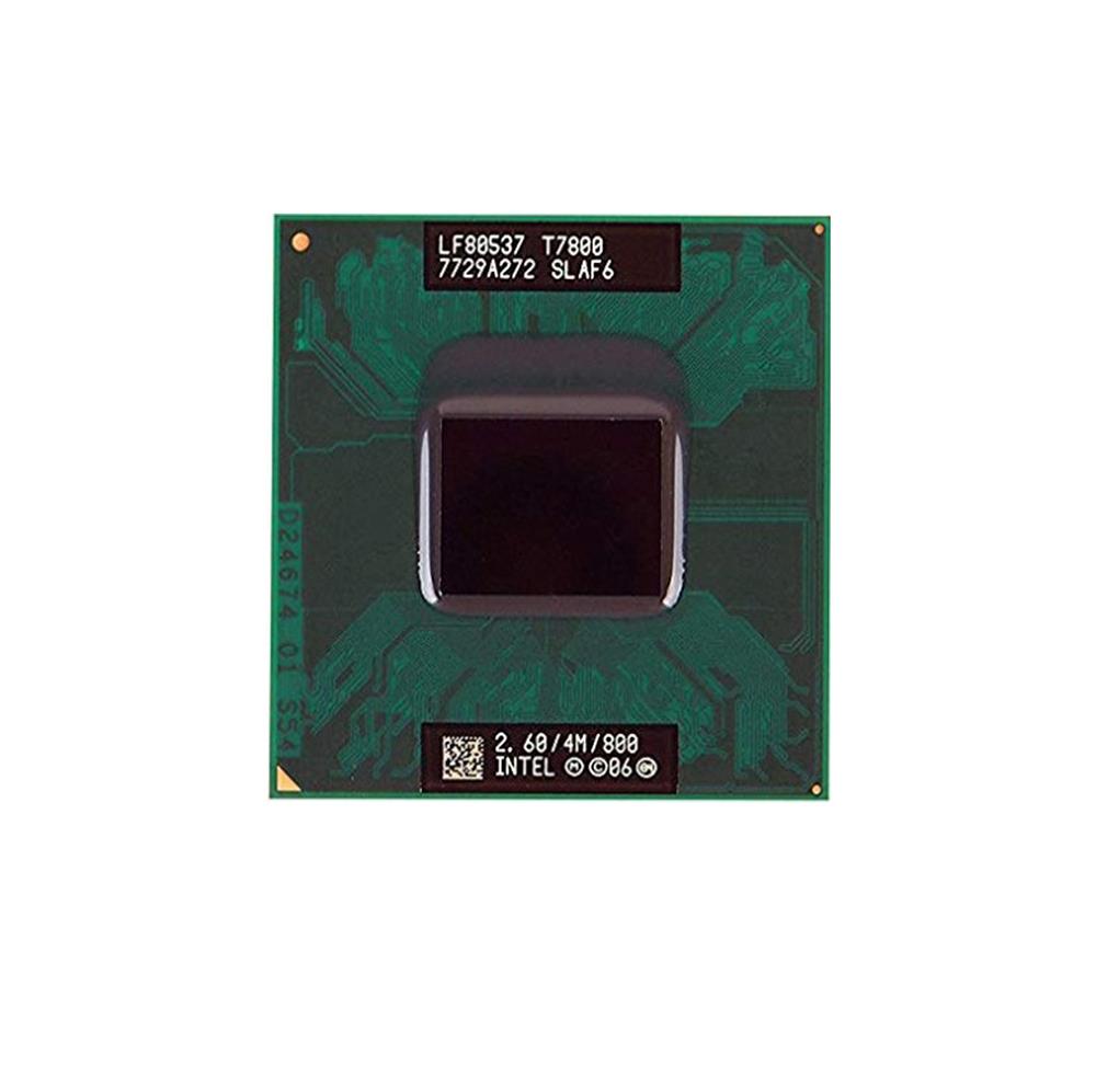 SLAF6 Intel Core 2 Duo T7800 2.60GHz 800MHz FSB 4MB L2 Cache Socket PGA478 Mobile Processor