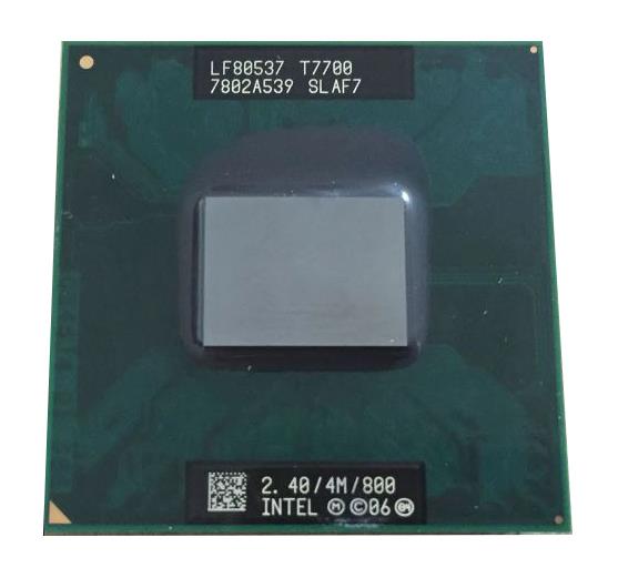 SLAF7 Intel Core 2 Duo T7700 2.40GHz 800MHz FSB 4MB L2 Cache Socket PGA478 Mobile Processor