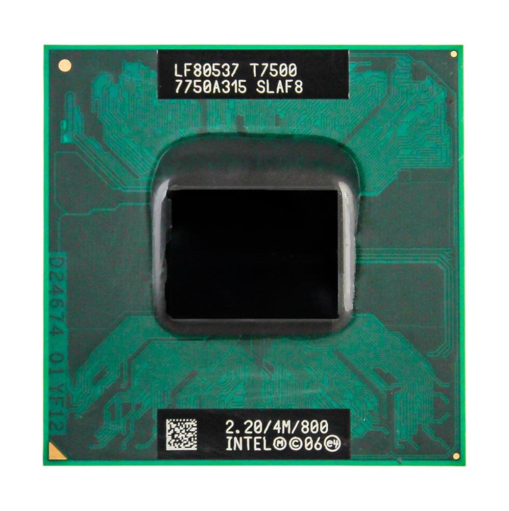 SLAF8 Intel Core 2 Duo T7500 Dual-Core 2.20GHz 800MHz FSB 4MB L2 Cache Socket BGA479 Mobile Processor