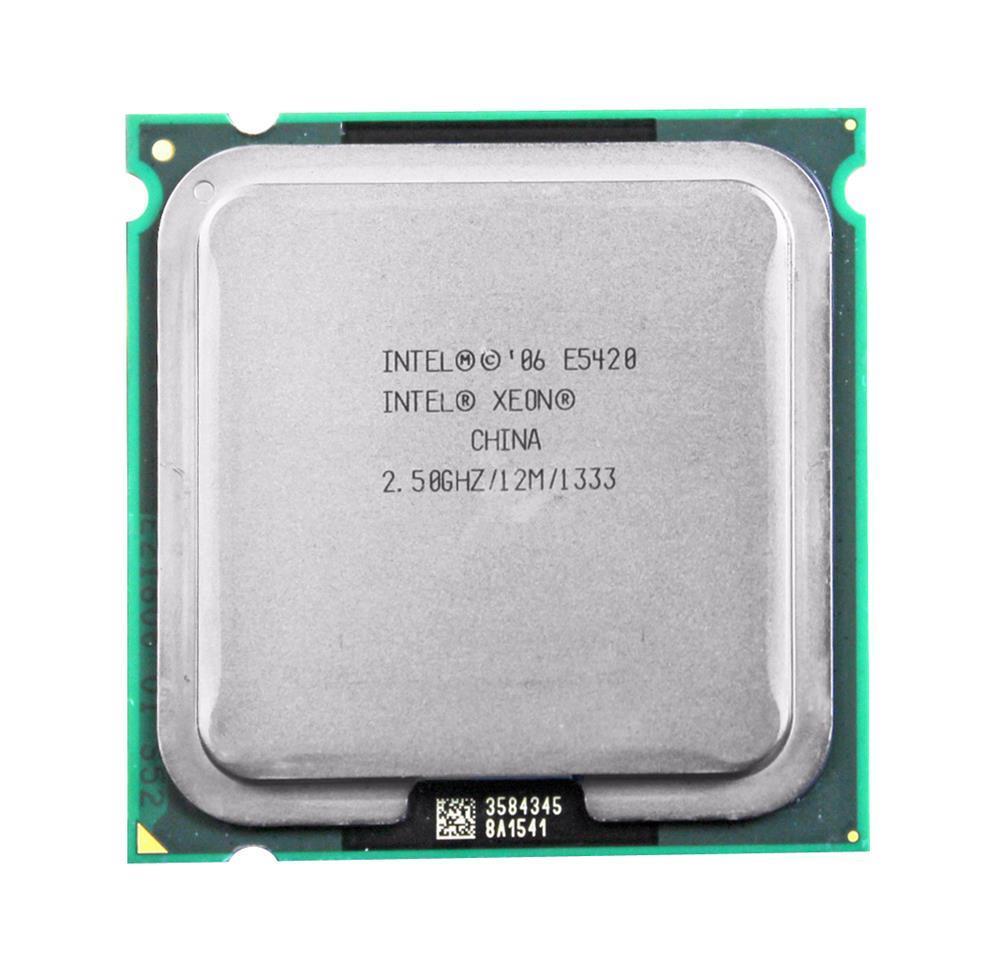 SLANB Intel Xeon E5420 Quad-Core 2.50GHz 1333MHz FSB 12MB L2 Cache Socket LGA771 Processor