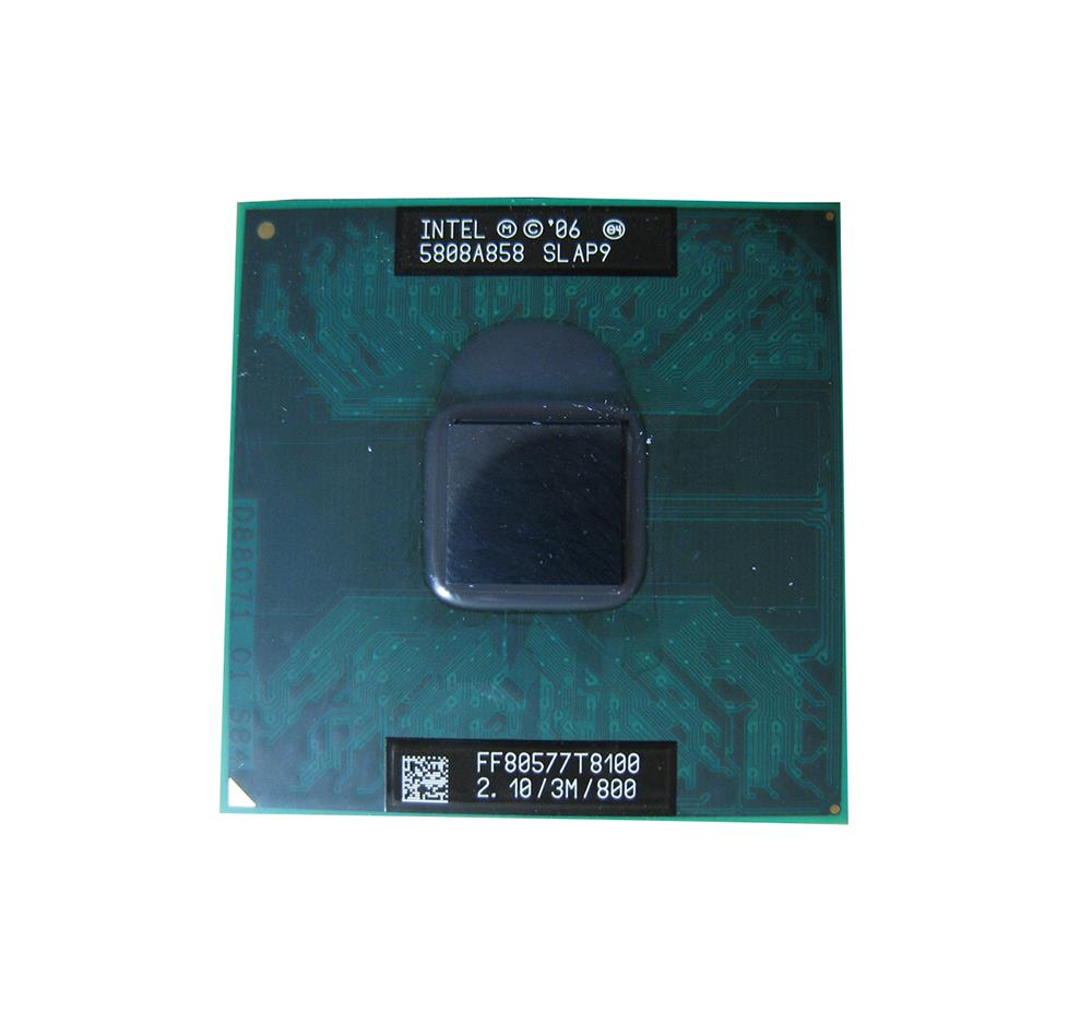 SLAP9 Intel Core 2 Duo T8100 2.10GHz 800MHz FSB 3MB L2 Cache Socket PGA478 Mobile Processor