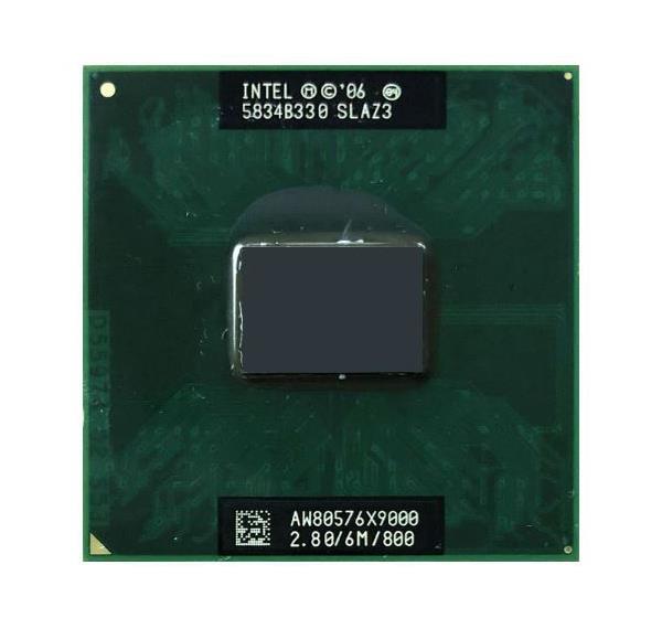 SLAQJ Intel Core 2 Extreme X9000 Dual-Core 2.80GHz 800MHz FSB 6MB L2 Cache Socket PGA478 Mobile Processor