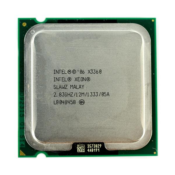 SLAWZ Intel Xeon X3360 Quad-Core 2.83GHz 1333MHz FSB 12MB L2 Cache Socket LGA775 Processor