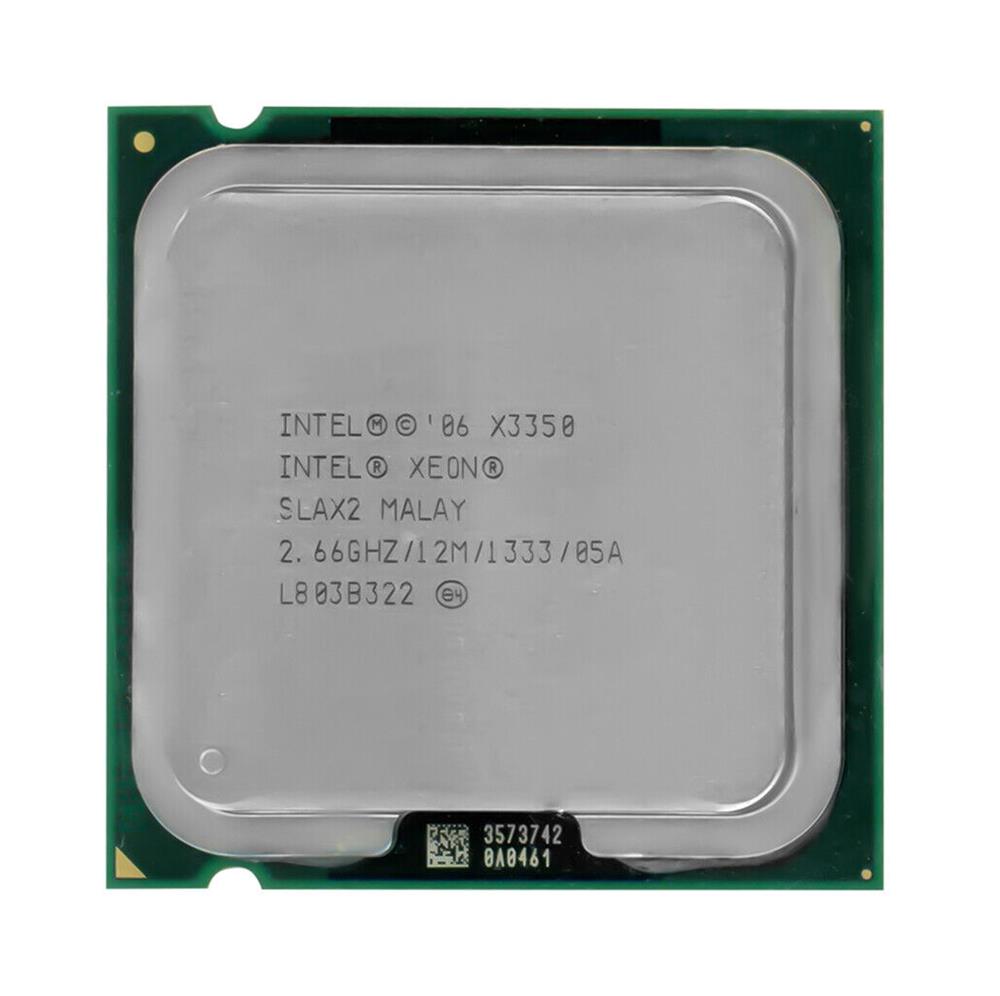 SLAX2 Intel Xeon X3350 Quad-Core 2.66GHz 1333MHz FSB 12MB L2 Cache Socket LGA775 Processor