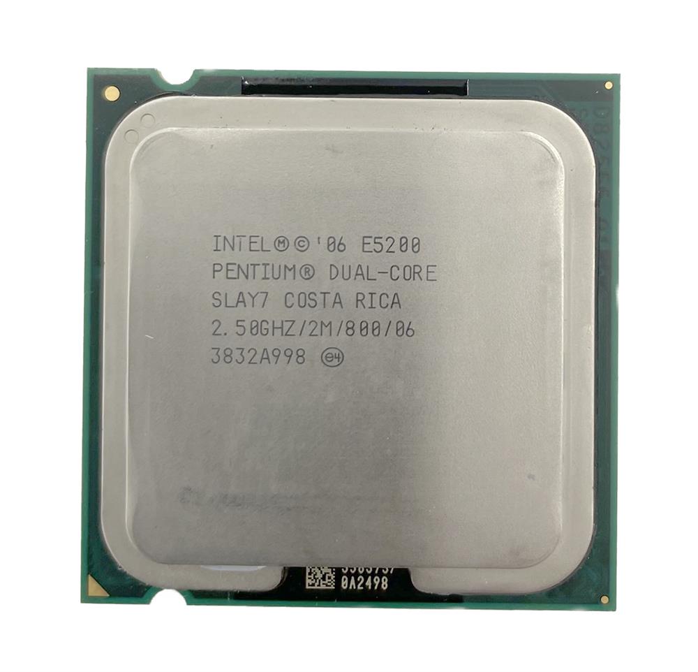 SLAY7 Intel Pentium E5200 Dual-Core 2.50GHz 800MHz FSB 2MB L2 Cache Socket LGA775 Desktop Processor