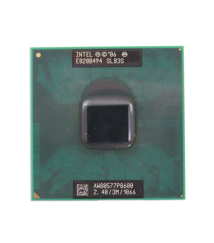 SLB3S Intel Core 2 Duo P8600 Dual-Core 2.40GHz 1066MHz FSB 3MB L2 Cache Socket PGA478 Mobile Processor