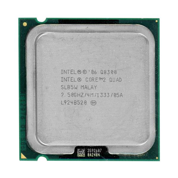 SLB5W Intel Core 2 Quad Q8300 2.50GHz 1333MHz FSB 4MB L2 Cache Socket LGA775 Desktop Processor