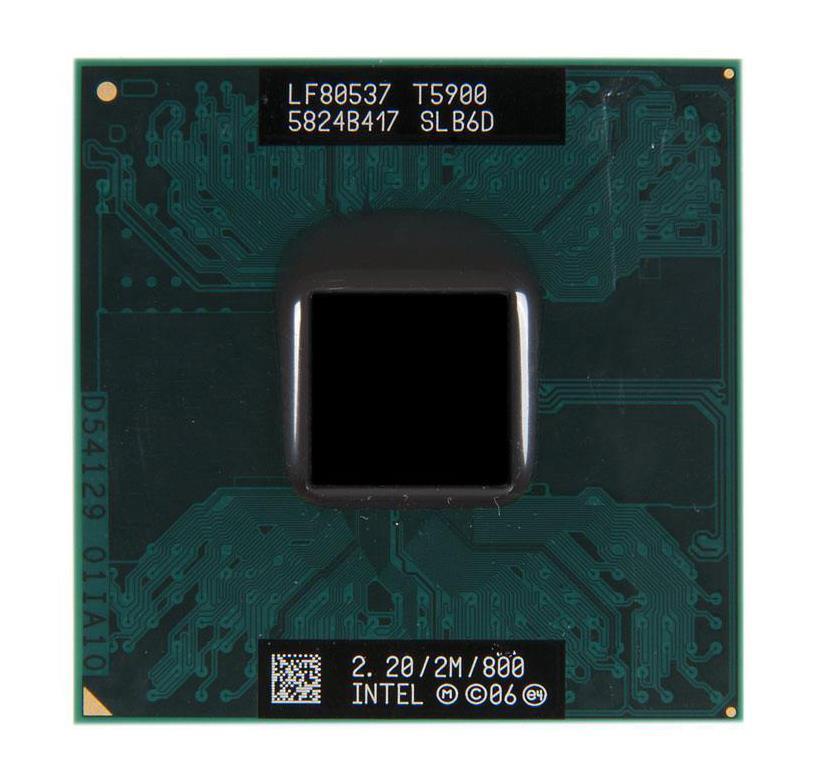 SLB6D-06 Intel Core 2 Duo T5900 2.20GHz 800MHz FSB 2MB L2 Cache Socket PGA478 Mobile Processor