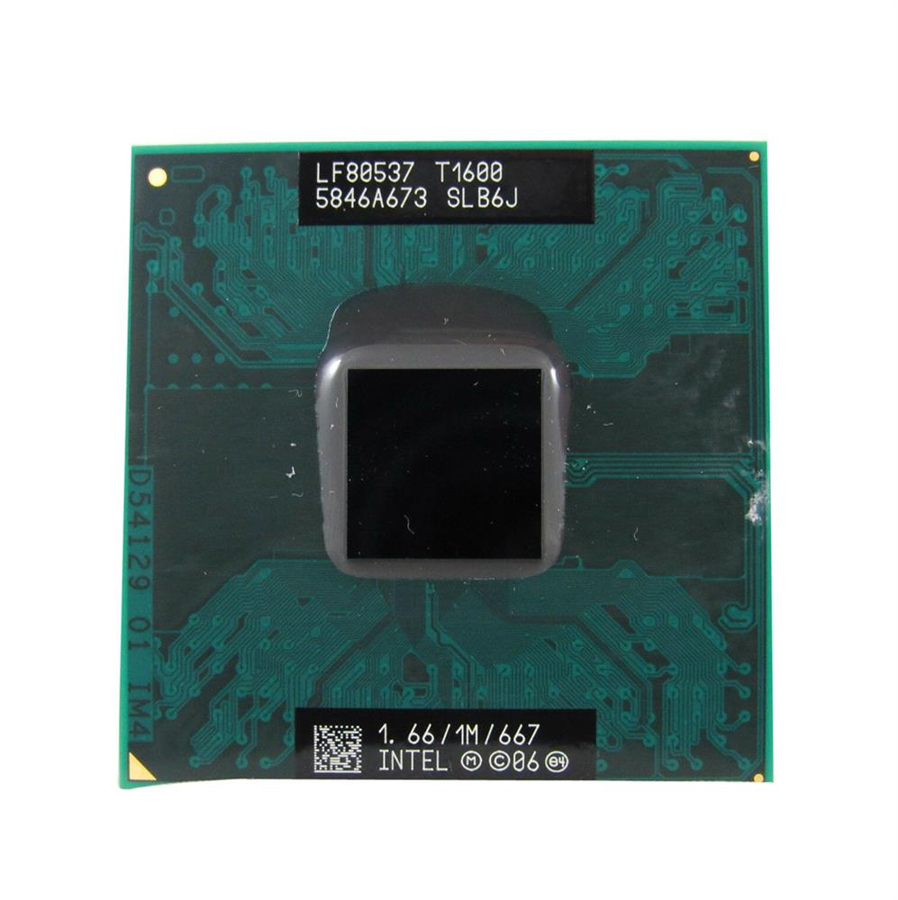 SLB6J Intel Celeron T1600 Dual-Core 1.66GHz 667MHz FSB 1MB L2 Cache Socket PGA478 Mobile Processor