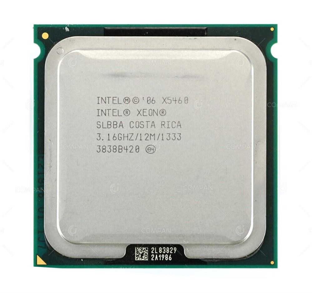 SLBBA Intel Xeon X5460 Quad-Core 3.16GHz 1333MHz FSB 12MB L2 Cache Socket LGA771 Processor