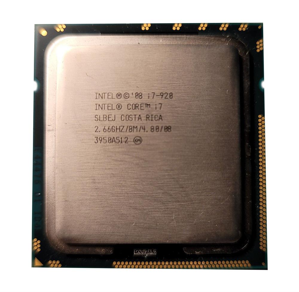 SLBEJ Intel Core i7-920 Quad Core 2.66GHz 4.80GT/s QPI 8MB L3 Cache Socket LGA1366 Desktop Processor