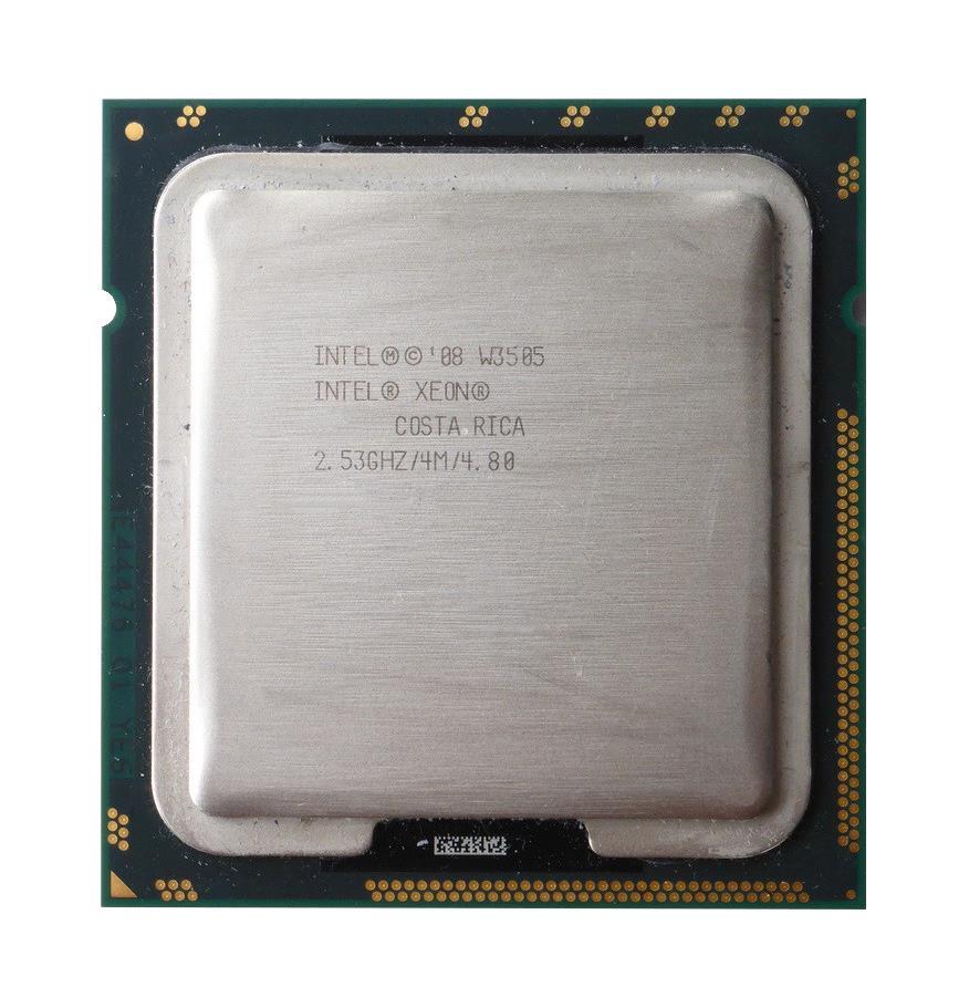 SLBGC Intel Xeon W3505 Dual-Core 2.53GHz 4.80GT/s QPI 4MB L3 Cache Socket LGA1366 Processor