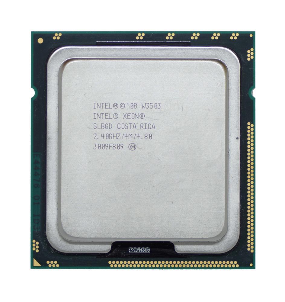 SLBGD-06 Intel Xeon W3503 Dual Core 2.40GHz 4.80GT/s QPI 4MB L3 Cache Socket LGA1366 Processor