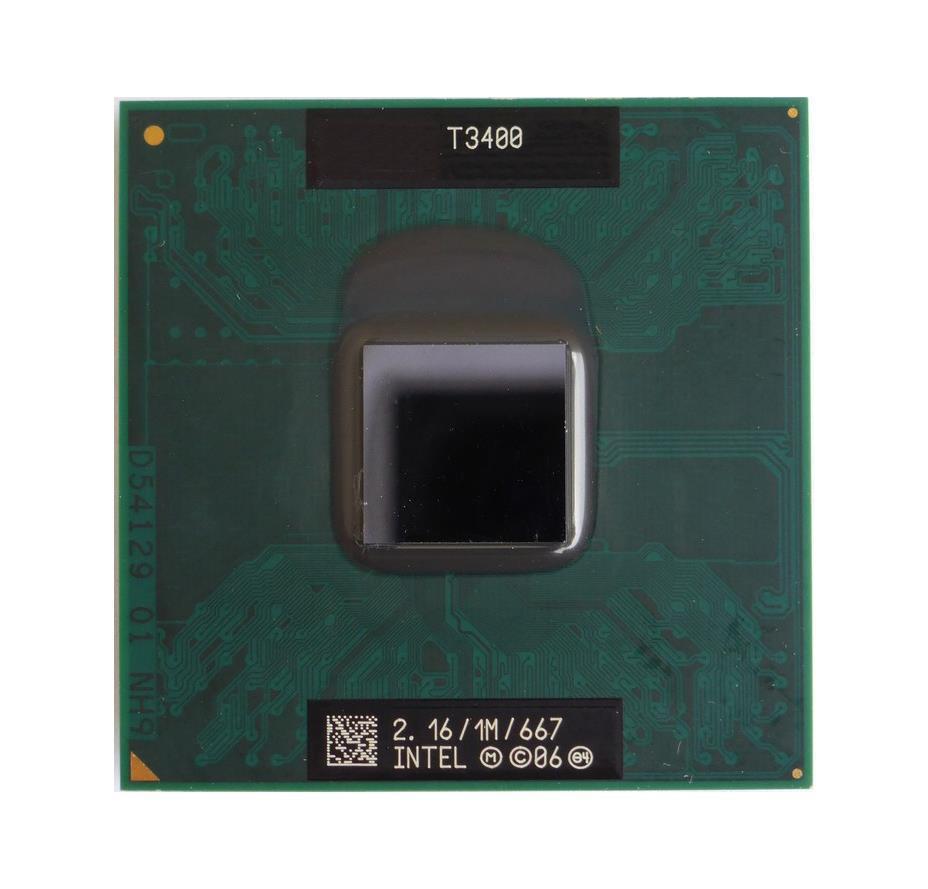 SLBP3 Intel Pentium T3400 Dual-Core 2.16GHz 667MHz FSB 1MB L2 Cache Mobile Processor