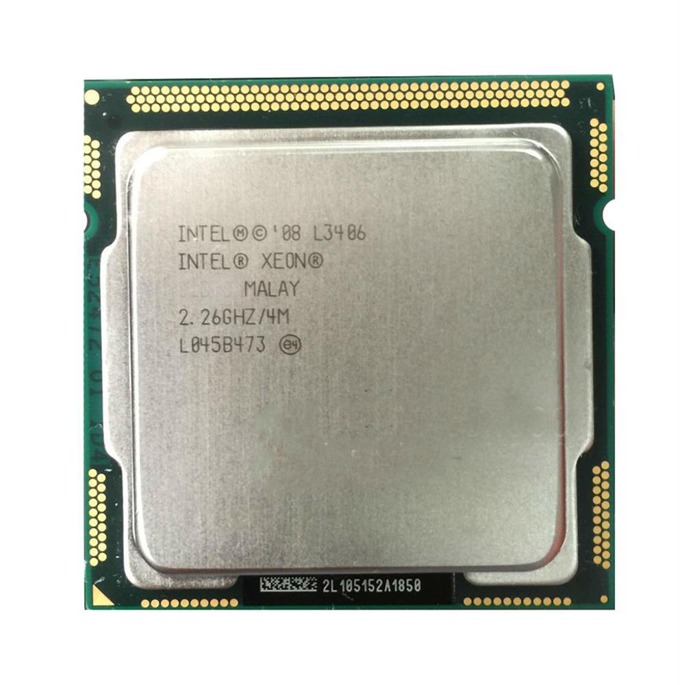 SLBT8 Intel Xeon L3406 Dual-Core 2.26GHz 2.50GT/s DMI 4MB L3 Cache Socket FCLGA1156 Processor