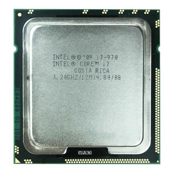 SLBVF Intel Core i7-970 6 Core 3.20GHz 4.80GT/s QPI 12MB L3 Cache Socket LGA1366 Desktop Processor