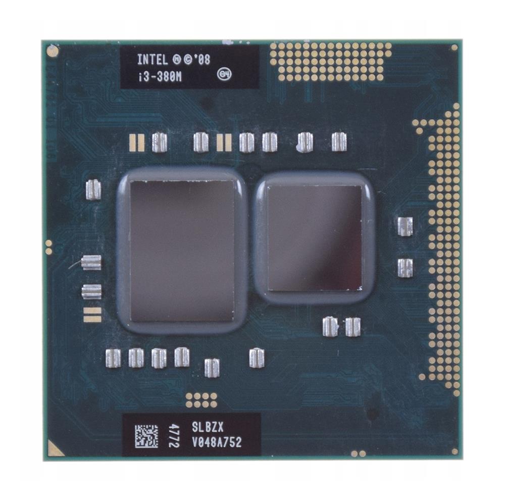 SLBZX Intel Core i3-380M Dual-Core 2.53GHz 2.50GT/s DMI 3MB L3 Cache Socket PGA988 Mobile Processor