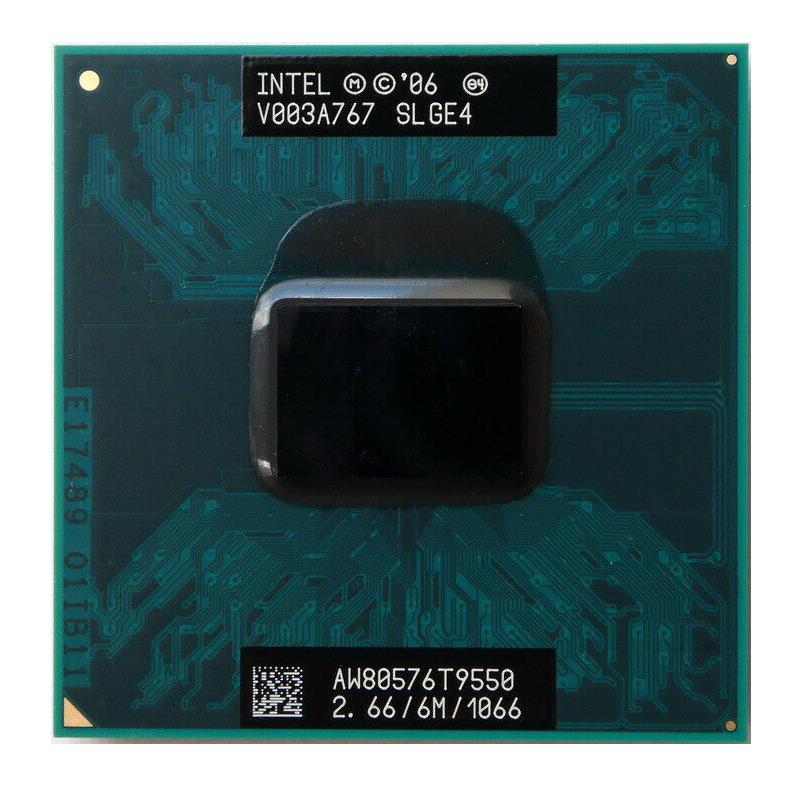 SLGE4 Intel Core 2 Duo T9550 2.66GHz 1066MHz FSB 6MB L2 Cache Socket PGA478 Mobile Processor