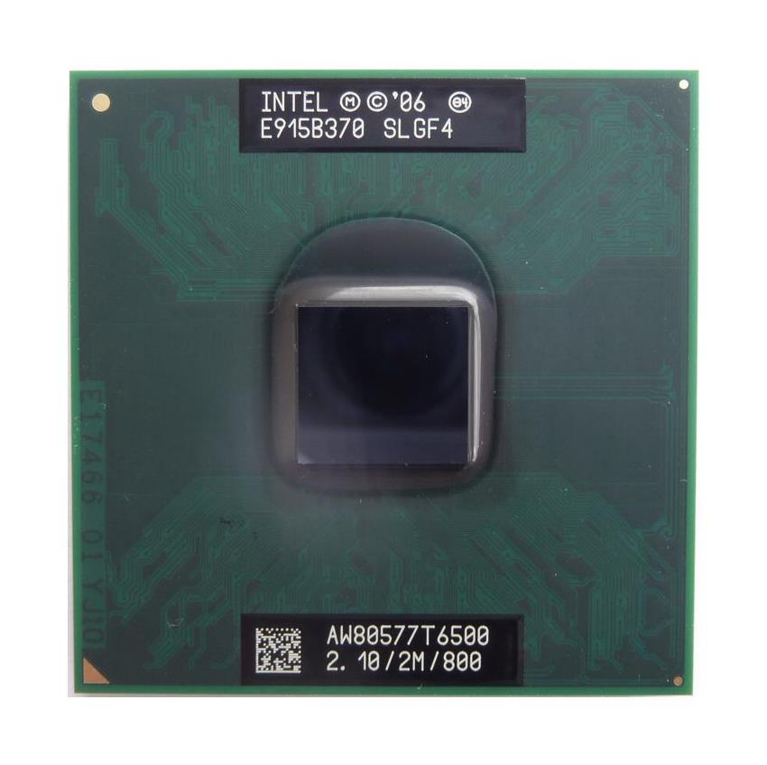 SLGF4 Intel Core 2 Duo T6500 2.10GHz 800MHz FSB 2MB L2 Cache Socket PGA478 Mobile Processor