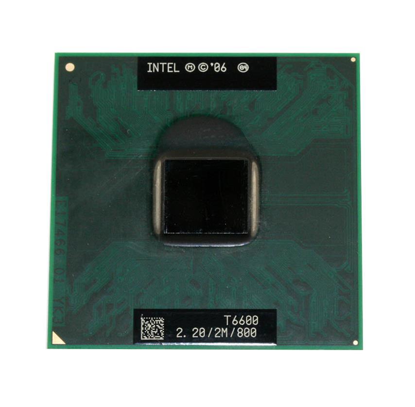 SLGJ9 Intel Core 2 Duo T6600 2.20GHz 800MHz FSB 2MB L2 Cache Socket PGA478 Mobile Processor