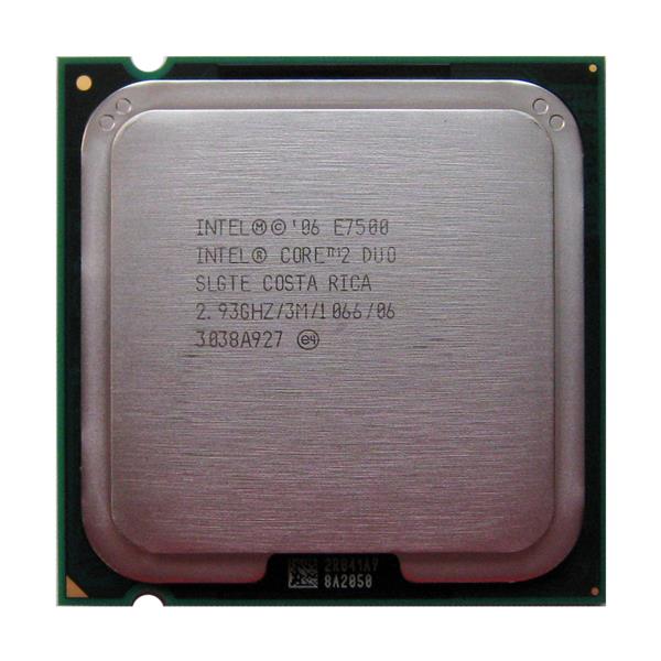 SLGTE Intel Core 2 Duo E7500 2.93GHz 1066MHz FSB 3MB L2 Cache Socket LGA775 Desktop Processor