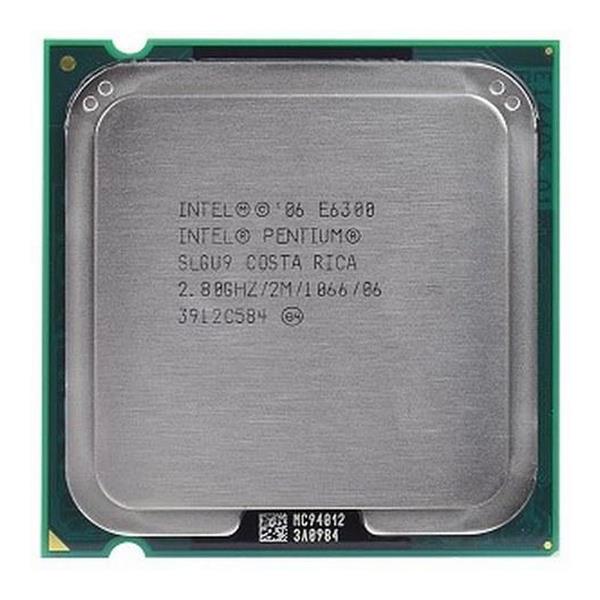 SLGU9 Intel Pentium E6300 Dual-Core 2.80GHz 1066MHz FSB 2MB L2 Cache Socket LGA775 Desktop Processor