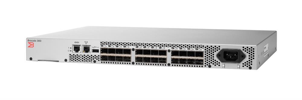 SM-1001931-02 Brocade 300 Fibre Channel Switch + 8 X Brocade 4Gb Sfp Gbic Tran (Refurbished)