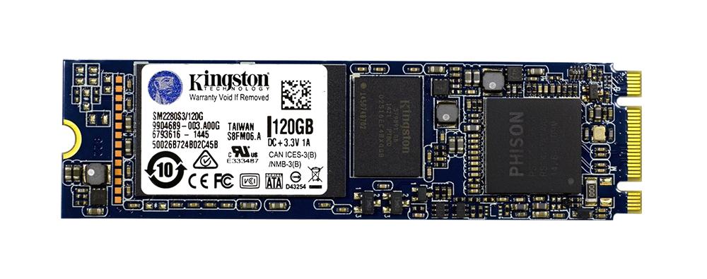 SM2280S3/120G Kingston SSDNow 120GB MLC SATA 6Gbps M.2 2280 Internal Solid State Drive (SSD)