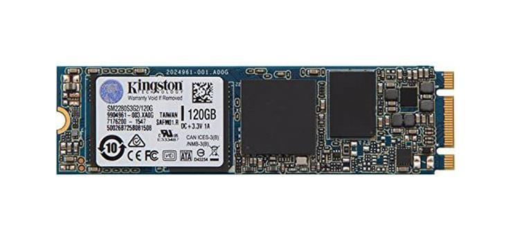 SM2280S3G2/120G-B2 Kingston SSDNow Series 120GB MLC SATA 6Gbps M.2 2280 Internal Solid State Drive (SSD)