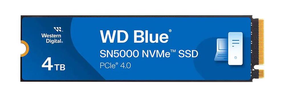 SN5100 Western Digital WD Blue 4TB PCI Express 4.0 NVMe M.2 2280 Internal Solid State Drive (SSD)