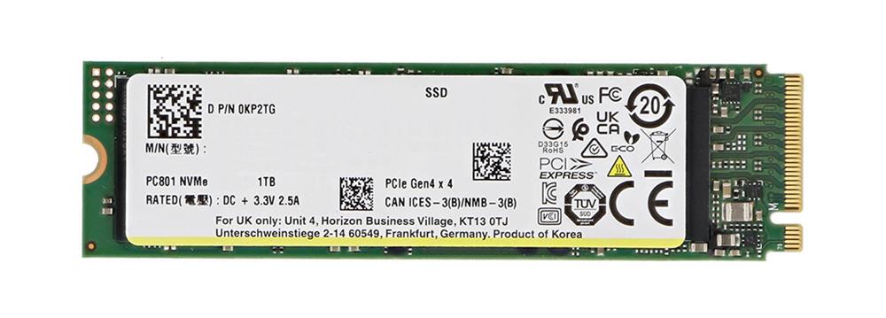 SNP228G44/1TB Dell 1TB PCI Express 4.0 x4 NVMe M.2 2280 Internal Solid State Drive (SSD)