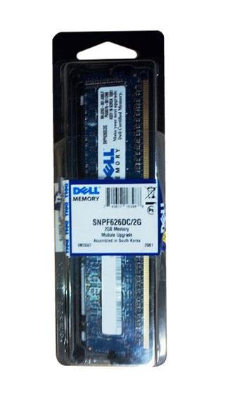 SNPF626DC/2G Dell 2GB PC3-8500 DDR3-1066MHz ECC Unbuffered CL7 240-Pin DIMM Dual Rank Memory Module