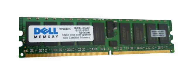 SNPG6036C2G Dell 2GB PC2-3200 DDR2-400MHz ECC Registered CL3 240-Pin DIMM Dual Rank Memory Module