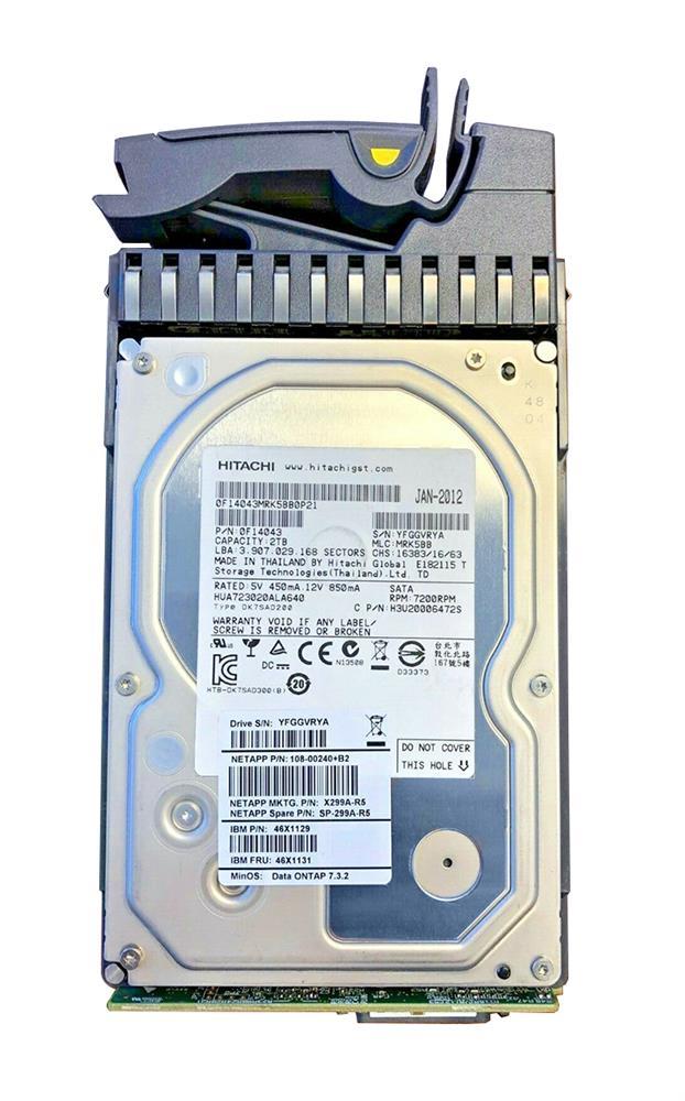 SP-299A NetApp 2TB 7200RPM SATA 3Gbps 64MB Cache 3.5-inch Internal Hard Drive