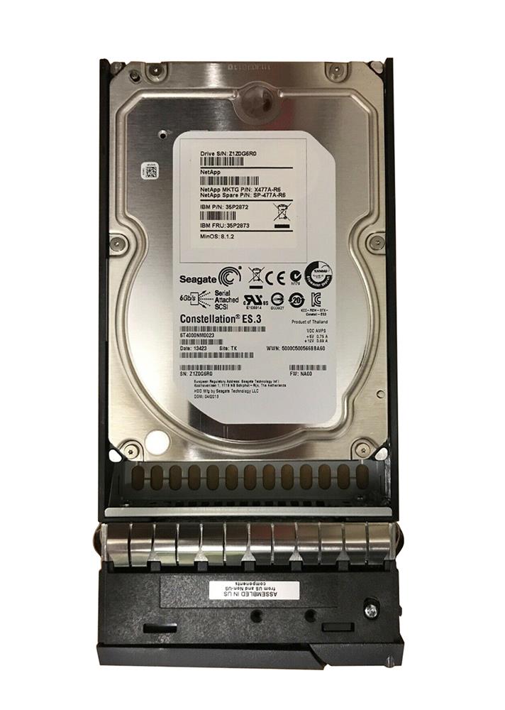 SP-477A-R6 NetApp 4TB 7200RPM SATA 6Gbps 3.5-inch Internal Hard Drive for DS4243 DS4246 FAS2240-4