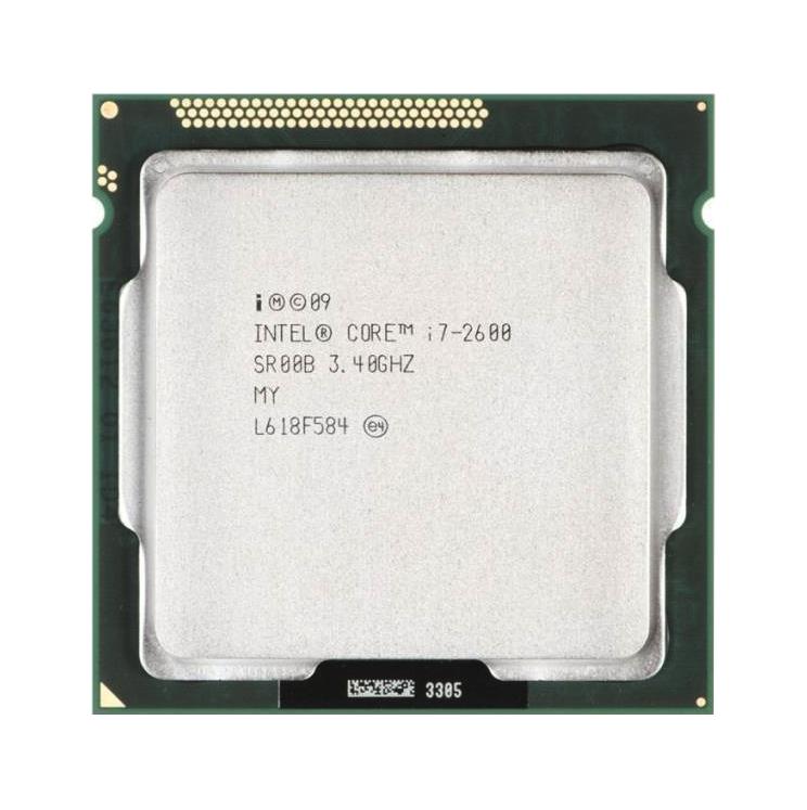 SR00B Intel Core i7-2600 Quad-Core 3.40GHz 5.00GT/s DMI 8MB L3 Cache Socket LGA1155 Desktop Processor