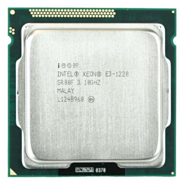 SR00F Intel Xeon E3-1220 Quad-Core 3.10GHz 5.00GT/s DMI 8MB L3 Cache Socket LGA1155 Processor