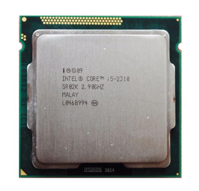 SR02K Intel Core i5-2310 Quad Core 2.90GHz 5.00GT/s DMI 6MB L3 Cache Socket LGA1155 Desktop Processor