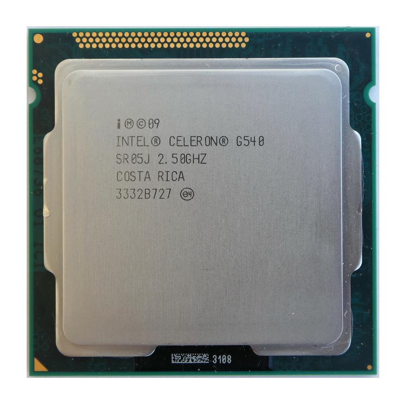 SR05J Intel Celeron G540 Dual-Core 2.50GHz 5.00GT/s DMI 2MB L3 Cache Socket LGA1155 Desktop Processor