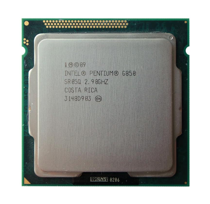 SR05Q Intel Pentium G850 Dual Core 2.90GHz 5.00GT/s DMI 3MB L3 Cache Socket LGA1155 Desktop Processor