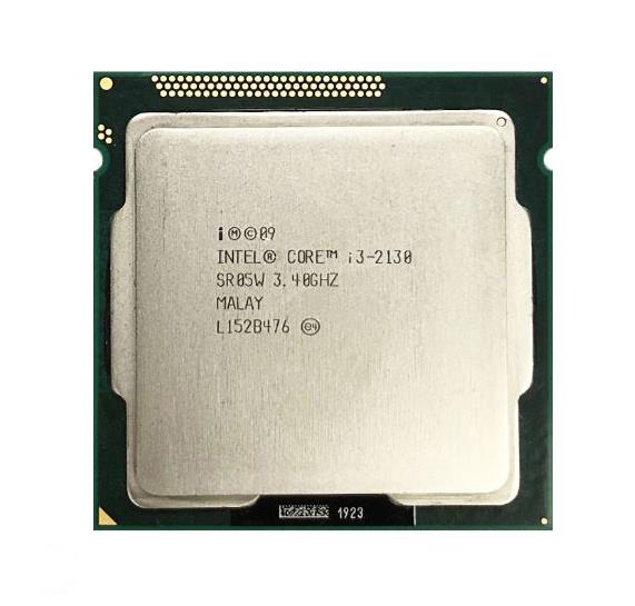 SR05W Intel Core i3-2130 Dual-Core 3.40GHz 5.00GT/s DMI 3MB L3 Cache Socket LGA1155 Desktop Processor