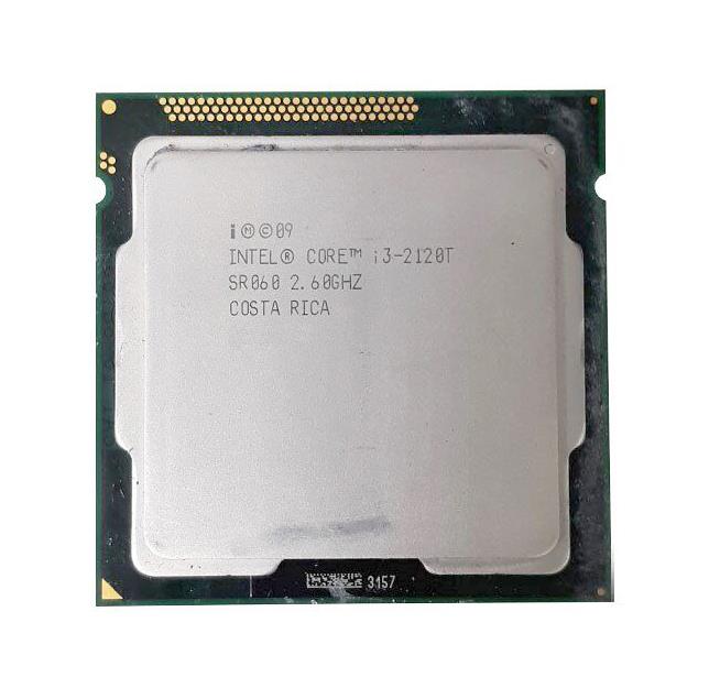 SR060 Intel Core i3-2120T Dual-Core 2.60GHz 5.00GT/s DMI 3MB L3 Cache Socket LGA1155 Desktop Processor