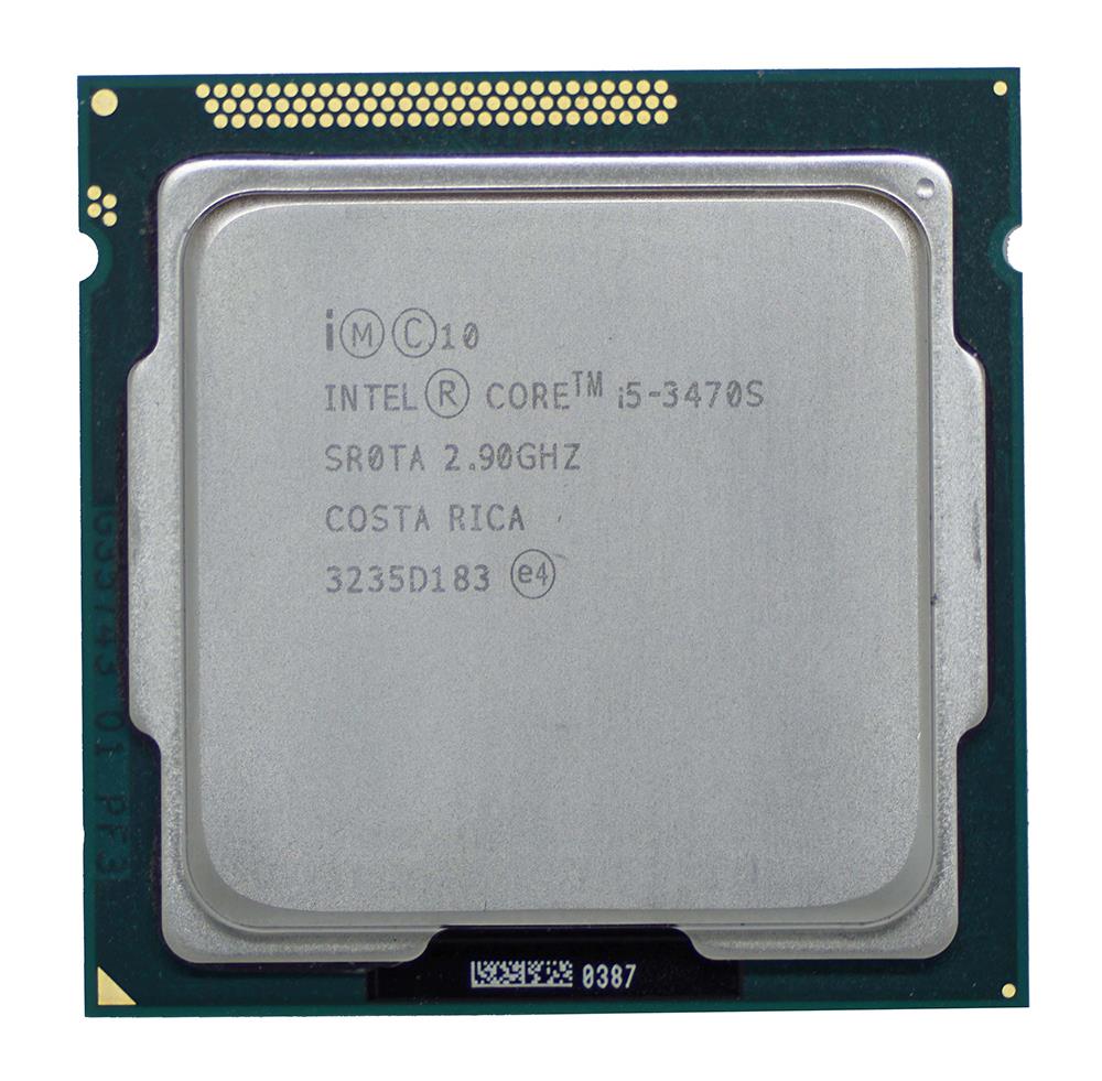 SR0TA Intel Core i5-3470S Quad Core 2.90GHz 5.00GT/s DMI 6MB L3 Cache Socket LGA1155 Desktop Processor