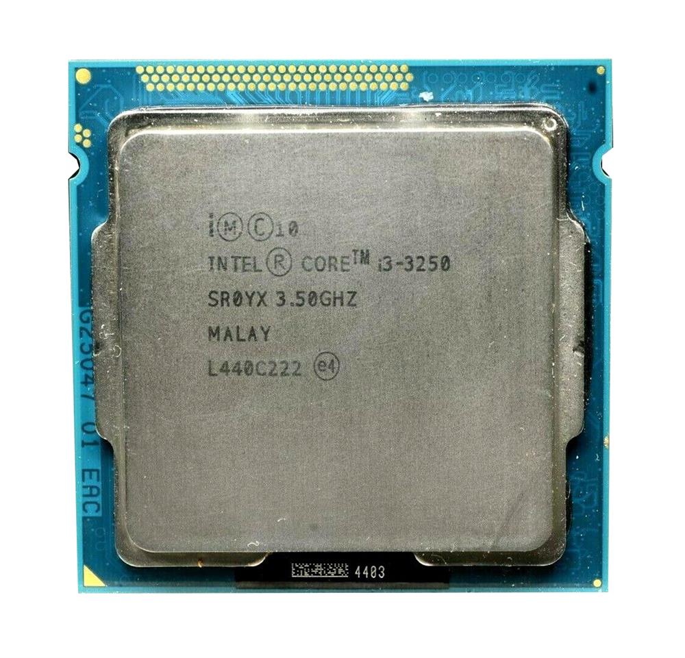 SR0YX Intel Core i3-3250 Dual-Core 3.50GHz 5.00GT/s DMI 3MB L3 Cache Socket LGA1155 Desktop Processor