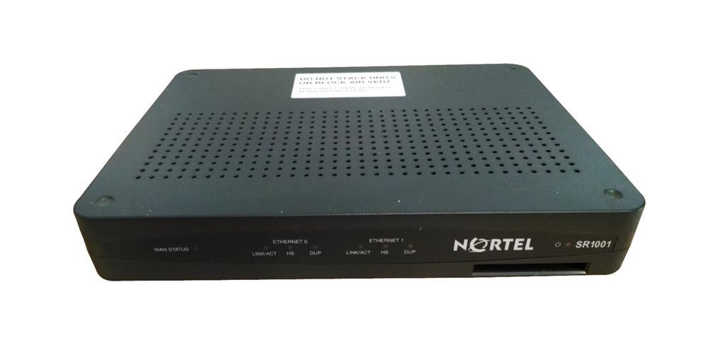 SR2101006E5 Nortel 1001 Secure Router 1 x T1/E1 WAN, 2 x 10/100Base-TX LAN, 1 x ISDN BRI (U) WAN (Refurbished)