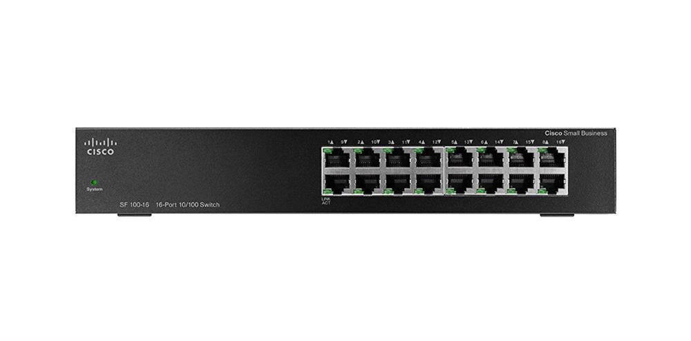 SR216T Cisco Sf 100-16 Ethernet Switch 16-Ports 16 10/100Base-Tx (Refurbished)