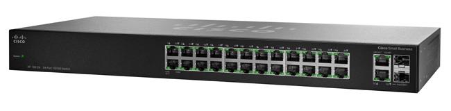 SR224GT Cisco Sf 102-24 Ethernet Switch 26 Port 2 Slot 24-Ports 10/100Base-Tx Base-T 2 X Sfp (mini-gbic) (Refurbished)