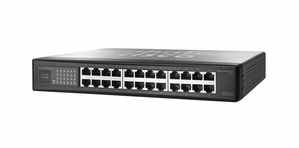 SR224T Cisco Sf 100-24 Ethernet Switch 24 Port 24-Ports 10/100Base-Tx (Refurbished)