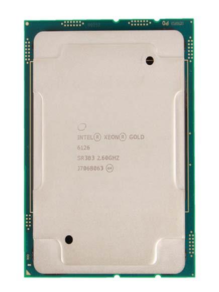 SR3B3 Intel Xeon Gold 6126 12-Core 2.60GHz 10.40GT/s UPI 19.25MB L3 Cache Socket LGA3647 Processor