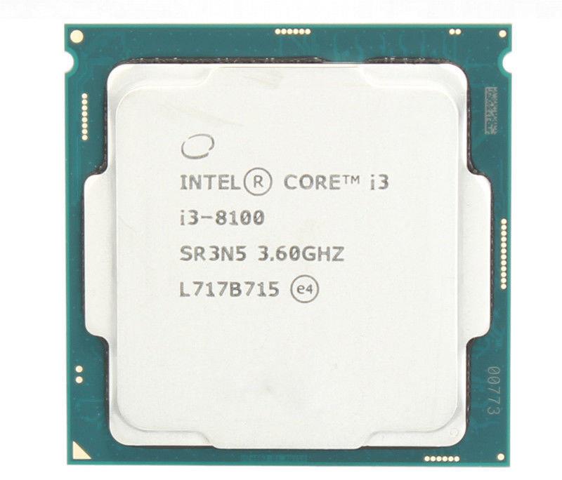 SR3N5 Intel Core i3-8100 Quad Core 3.60GHz 6MB L3 Cache Socket 1151 Processor